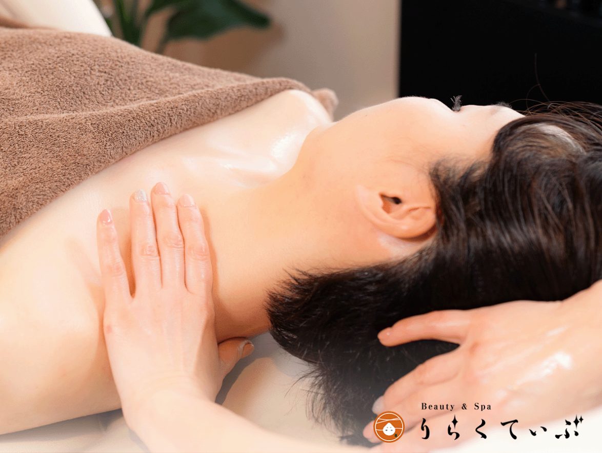 Beauty＆Spa りらくてぃぶ 【首肩こり眼精疲労に効果◎】ヘッドスパ＋頭浸浴 +アロマ首肩70分